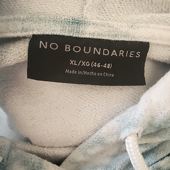 Mens Blue/green & white tie dye short sleeve sweatshirt size XL/XG (46-48) - Picture 3 of 3